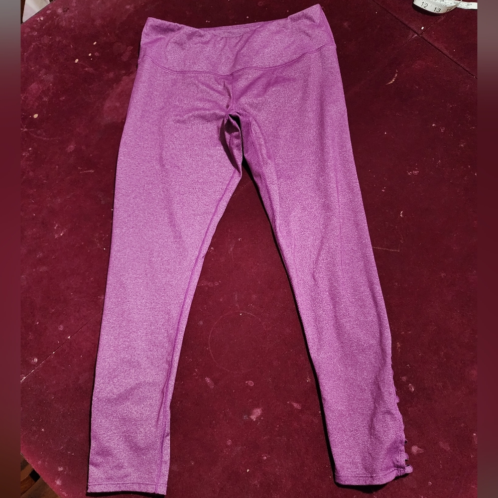 Xinki | Purple Strappy Leggings